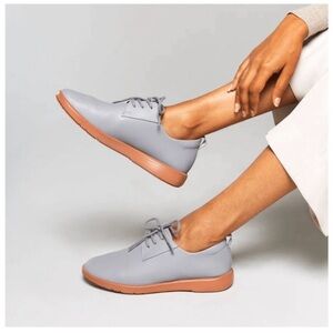 PONTO the Pacific Leather Sneakers Water Repellent Grey Blue Women's size 8 New